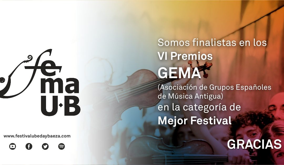 El festival llega a la final de los Premios GEMA